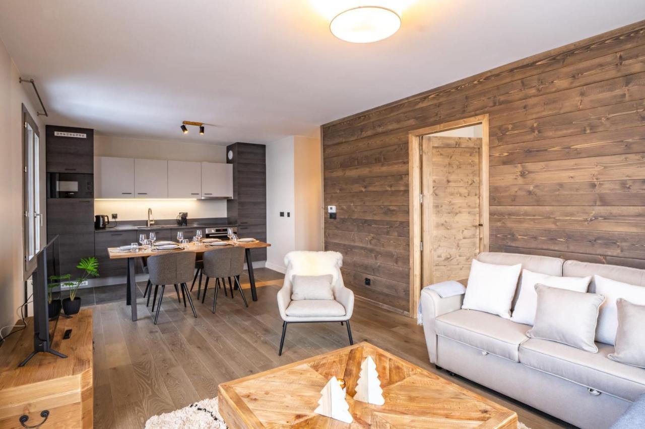 Perle Blanche - Brand New 2 Bedroom Apartment Perfectly Located Chamonix Exterior photo