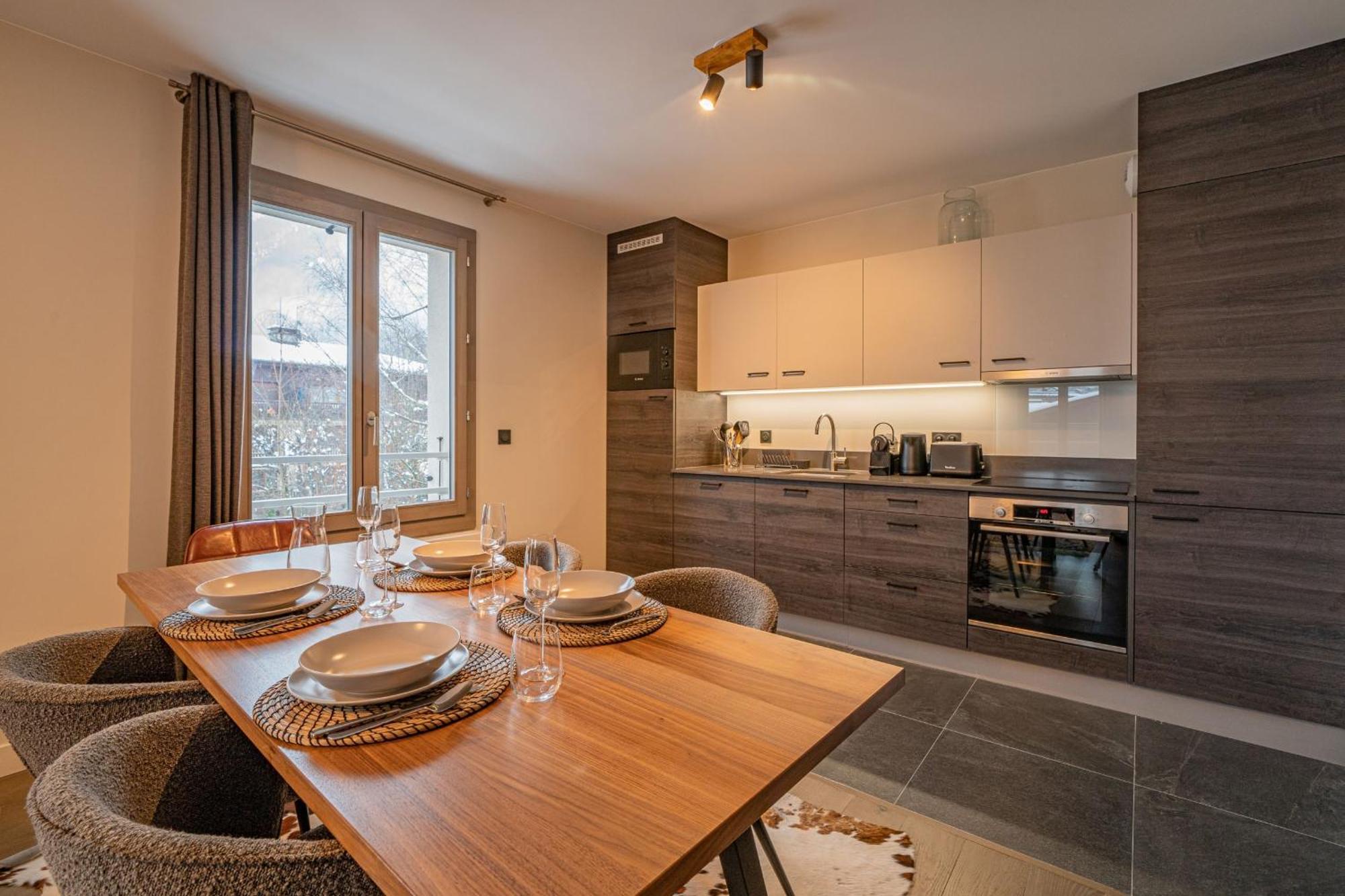 Perle Blanche - Brand New 2 Bedroom Apartment Perfectly Located Chamonix Exterior photo