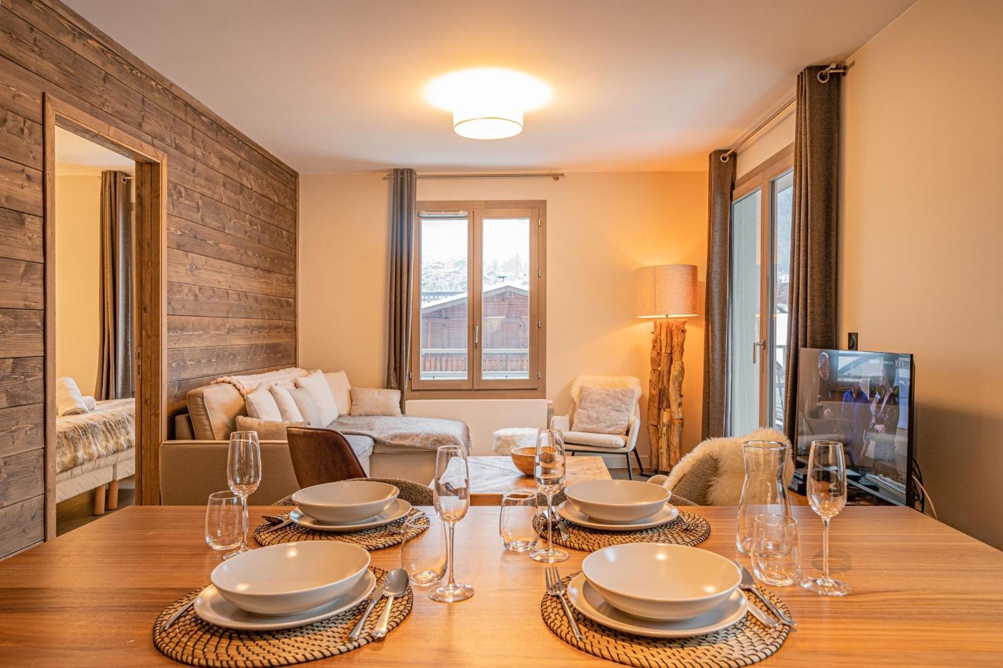 Perle Blanche - Brand New 2 Bedroom Apartment Perfectly Located Chamonix Exterior photo